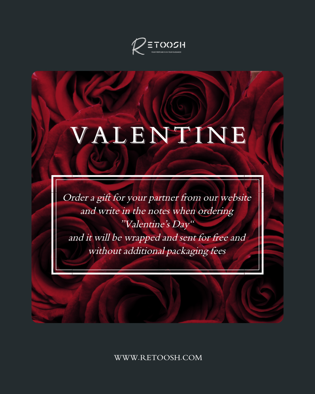 Valentine’s Day Special – Free Gift Wrapping! - Retoosh Perfumes