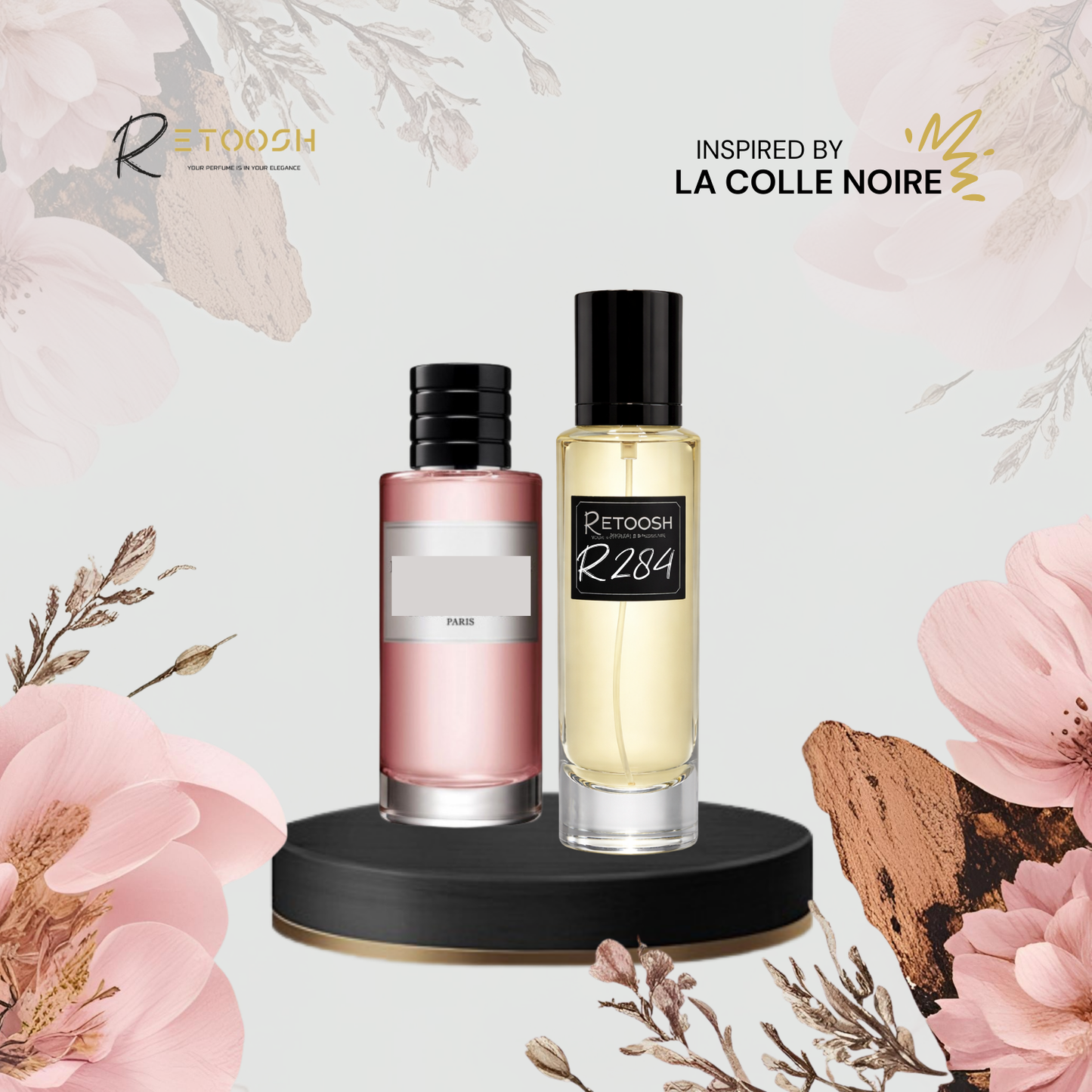 R284 | Floral Oud Temptation Fragrance for Women and Men | 50mL - Retoosh Perfumes