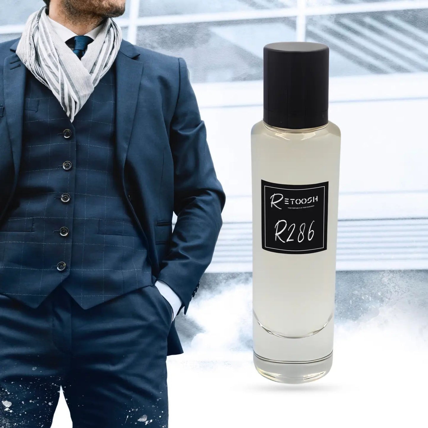 R286 | Amber Oud Flame – Woody Spicy Fragrance for Men for Men | 50mL - Retoosh Perfumes