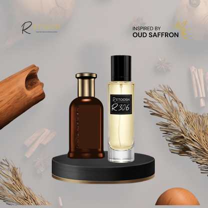 R306 Fragrance | Spiced Oud Elegance for Men | 50mL - Retoosh Perfumes