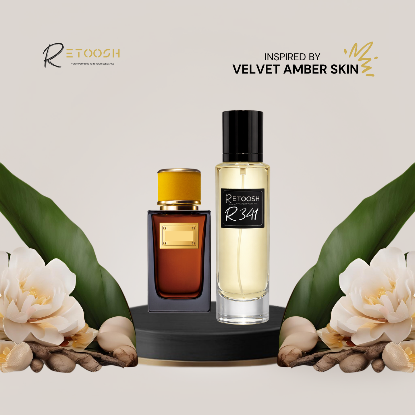 R341 Velvet Resin | Oriental Fragrance for Women and Men | 50mL - Retoosh Perfumes