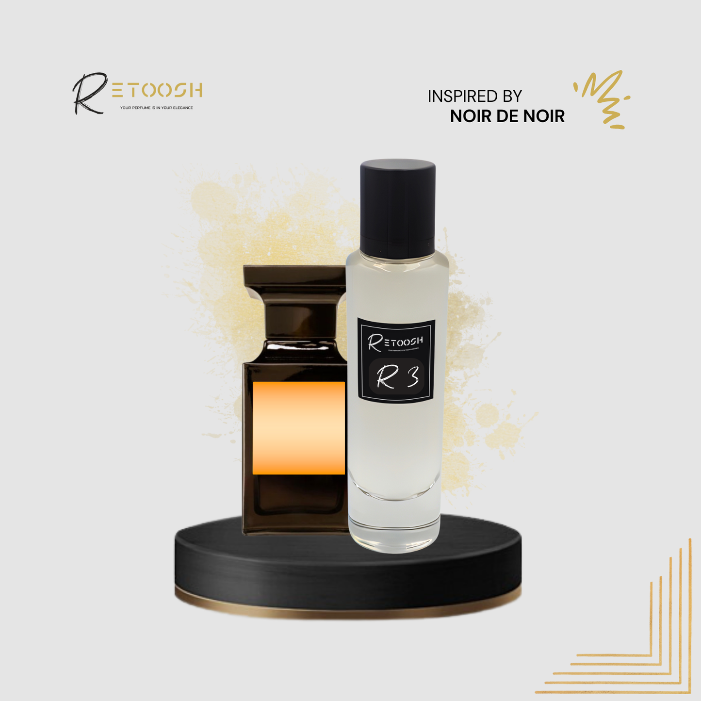 R3 Fragrance - A Symphony of Saffron and Oud for Women and Men | 50mL - Retoosh Perfumes