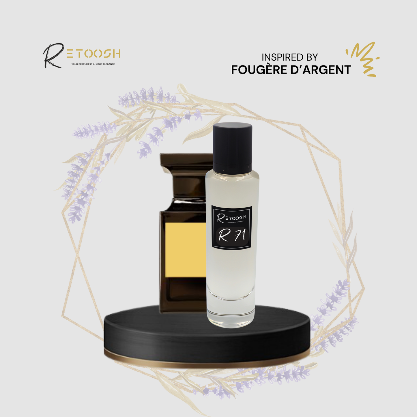 Fragrance R71 – A Timeless Oriental Fougere Elegance For Women and Men | 50mL - Retoosh Perfumes