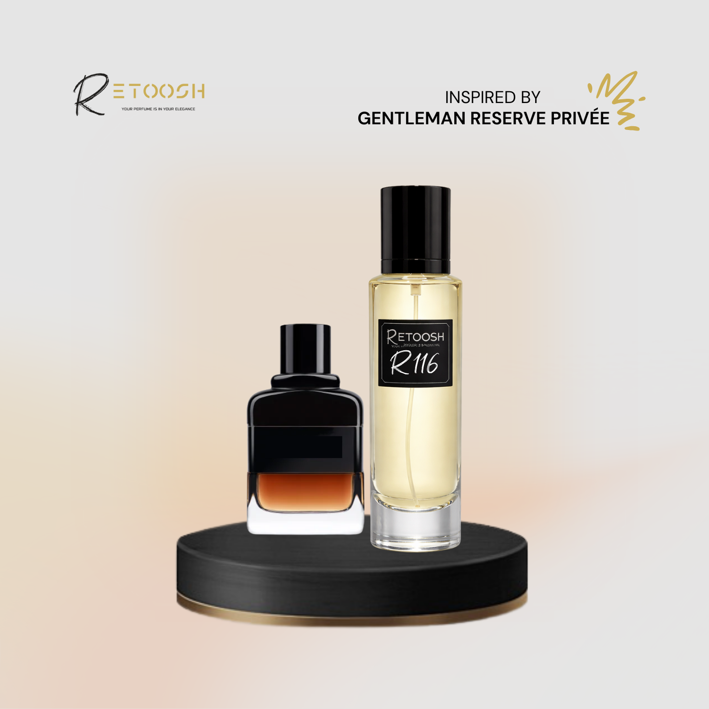 The Essence of Warmth & Luxury - R116 For Men | 50mL - Retoosh Perfumes